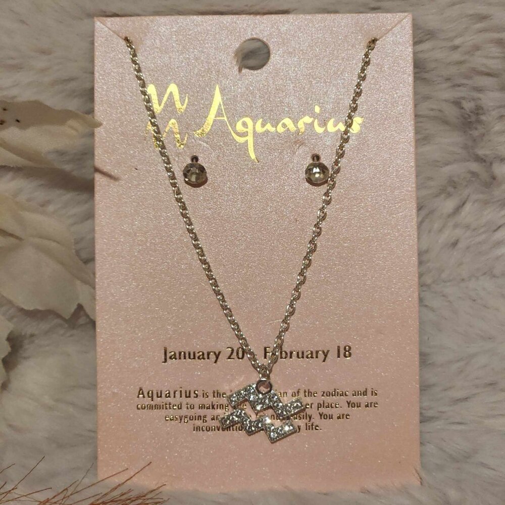 3 piece set Zodiac necklace- Constellation